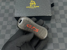 Load image into Gallery viewer, Luxury Carbon Fiber Key Case Cover Premium Protective Shell Compatible with Porsche Car Key Fob 911 Panamera Cayenne Taycan