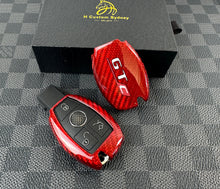 Load image into Gallery viewer, AMG GTC Premium Genuine Carbon Fiber Key Fob Cover Pack For Mercedes AMG GTC C190 Models Exclusive Made