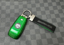 Load image into Gallery viewer, Luxury Carbon Fiber Key Cover Case For Mercedes AMG Model A C E CLA GLC GLE GLS Class Custom Made Limited Edition