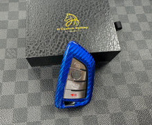 Load image into Gallery viewer, Premium Fiber Key Fob Cover For BMW M3 M4 M5 M8 X3M X4M X5M X6M Competition Exclusive Pack