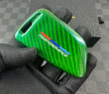Load image into Gallery viewer, Luxury Fiber Key Cover M Performance Edition Key Fob Cover keychain Pack For BMW M Performance Models Custom Made Exclusive Gift