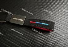 Load image into Gallery viewer, M30i M40i M50i Premium Alcantara Keyring Keychain For BMW M30i M40i M50i Models Custom Made Exclusive Gift