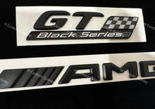 Load image into Gallery viewer, Matte Black GT Black Series Badges Package For Mercedes AMG GT C190 Exclusive Pack