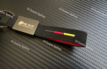 Load image into Gallery viewer, RSQ3 Premium Alcantara Leather Keychain Key Fob Cover Case For Audi RSQ3 Custom Made Exclusive Gift