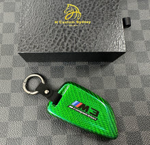 Load image into Gallery viewer, Premium Carbon Fiber Key Fob Cover For BMW M3 M4 M5 M8 X3M X4M X5M X6M Competition Exclusive Pack