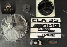 Load image into Gallery viewer, CLA35 Full Black Badges Package For Mercedes CLA35 C118 Exclusive Night Edition