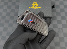 Load image into Gallery viewer, M2 Genuine Carbon Fiber Keyring Key Fob Cover For BMW New M2 G87 2023-2026 Custom Made