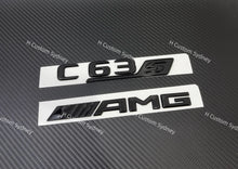 Load image into Gallery viewer, Gloss Black C63S Full Badges Package For W205 C205 S205 A205 Exclusive Night Edition 2019-2023 Models