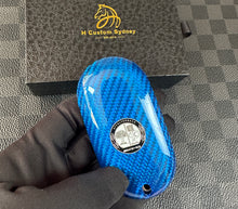 Load image into Gallery viewer, Premium Fiber Keyring Key Fob Cover For Mercedes W206 C43 X254 GLC43 Models Custom Made Exclusive Edition
