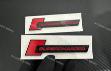 Load image into Gallery viewer, S5 Gloss Black Full Badges Emblems Package For Audi S5 8T 2013-2016 Supercharged Model Exclusive Pack