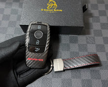 Load image into Gallery viewer, Premium Carbon Fiber Key Fob Cover Set For Mercedes C63s E63s GLC63s GLE63s GT63S AMG Model Exclusive AMG Edition