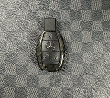 Load image into Gallery viewer, Black Series Premium Genuine Carbon Fiber Key Fob Cover Pack For Mercedes AMG Models Exclusive Made