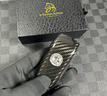 Load image into Gallery viewer, Premium Genuine Carbon Fiber Key Fob Cover Keyring Pack For Mercedes V167 C167 GLE63S AMG Model Custom Made Exclusive Edition