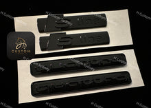 Load image into Gallery viewer, Q7 All Black Badges Pack For Audi Q7 55TFSI Exclusive Night Edition