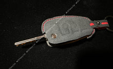 Load image into Gallery viewer, Premium Alcantara Leather RS logo Key Fob Cover Case For Audi RS3 RSQ3 TTRS models Exclusive Made