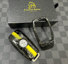 Load image into Gallery viewer, Luxury Forged Carbon Fiber Key Fob Cover Case For Mercedes C63s E63s GLC63s GLE63s GT63s Edition one Model Custom Made Exclusive Edition