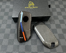 Load image into Gallery viewer, Premium Genuine Carbon Fiber Key Fob Cover For BMW New X5 X6 X7 New Generation Key Exclusive Made