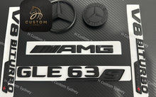 Load image into Gallery viewer, Matte Black GLE63S Full Badges Package For Mercedes GLE63S V167 C167 2019-2023 Exclusive Night Edition Pack