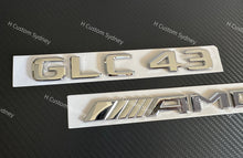 Load image into Gallery viewer, Chrome OEM GLC43 Badges Pack For Mercedes New GLC43 X254 SUV Model