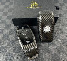 Load image into Gallery viewer, Premium Genuine Carbon Fiber Key Cover Case For Mercedes AMG GLE53 V167 C167 Custom Made