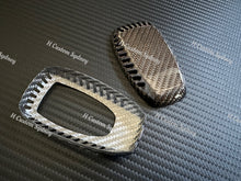 Load image into Gallery viewer, STI Genuine Carbon Fiber Keyring Key Fob Cover For Subaru WRX Custom Made Exclusive Gift