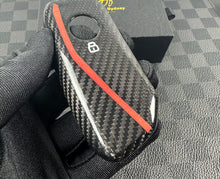 Load image into Gallery viewer, Luxury Carbon Fiber Key Fob Cover For BMW New 5 Series 7 Series i5 i7 iX XM New Generation Key Exclusive Made