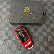 Load image into Gallery viewer, Brabus Style Premium Fiber Key Fob Cover Case For Mercedes AMG Model A45s CLA45s C63s E63S GLB35 GLC63S GLE63s C43 E53 G63 Exclusive Made