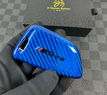Load image into Gallery viewer, BMW M5 CS Edition Premium Fiber Key Fob Cover keychain Pack For BMW M5 CS Custom Made Exclusive Gift
