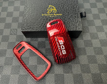 Load image into Gallery viewer, Premium Fiber Key Fob Cover For Audi SQ5 SQ7 RS4 RS5 S4 S5 TTS TTRS R8 Custom Made