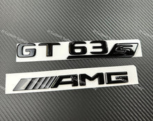 Load image into Gallery viewer, GT63S Gloss Black Full Black Badges Package For Mercedes AMG GT63S X290 Exclusive Night Edition Pack