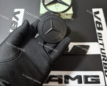 Load image into Gallery viewer, C63S Matte Black Badges Package For Mercedes C63S AMG W205 C205 A205 S205 Exclusive Pack