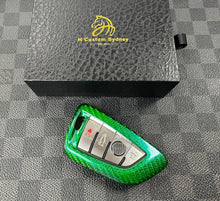 Load image into Gallery viewer, Premium Carbon Fiber Key Fob Cover For BMW M3 M4 M5 M8 X3M X4M X5M X6M Competition Exclusive Pack
