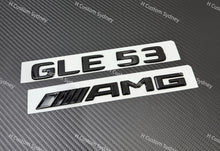 Load image into Gallery viewer, GLE53 Gloss Black Badges Emblems Package For Mercedes GLE53 V167 C167 2024+ Exclusive Night Edition Pack