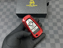 Load image into Gallery viewer, Premium Genuine Carbon Fiber Key Fob Cover Keychain Pack For Ford Mustang Exclusive Edition