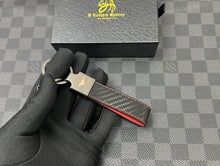 Load image into Gallery viewer, Premium Genuine Carbon Fiber Key Fob Cover Keychain Pack For Ford Mustang Exclusive Edition