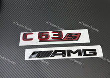 Load image into Gallery viewer, New OEM C63S Gloss Black Badges Pack For Mercedes C63S E Performance W206 S206 Exclusive Pack