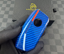 Load image into Gallery viewer, Premium Fiber Key Fob Cover Case Fit For BMW New X5 X6 X7 LCI M60i New Generation Key Exclusive Made