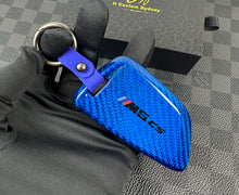 Load image into Gallery viewer, BMW M5 CS Edition Premium Fiber Key Fob Cover keychain Pack For BMW M5 CS Custom Made Exclusive Gift