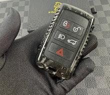 Load image into Gallery viewer, Luxury Forged Carbon Fiber Key Fob Cover Fit For Land Rover Range Rover Exclusive Made