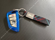 Load image into Gallery viewer, Premium Fiber Key Fob Cover For BMW M3 M4 M5 M8 X5M X6M Competition Exclusive Pack
