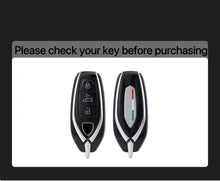 Load image into Gallery viewer, Premium Alcantara and Nappa Leather Key Fob Cover Case Keychain Pack For Lamborghini Urus Custom Made Exclusive Edition