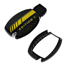 Load image into Gallery viewer, Edition 1 Premium Genuine Carbon Fiber Keychain Key Fob Cover Pack For Mercedes AMG Edotion 1 Models Exclusive Made
