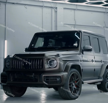 Load image into Gallery viewer, Gloss Black G63 Front Bumper Grill Grille for Mercedes W464 W463A G63 Basic Pack