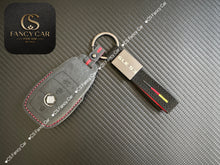 Load image into Gallery viewer, GLE53 Premium Alcantara Leather Key Fob Cover Case For Mercedes GLE53 Custom Made Exclusive Gift