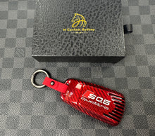 Load image into Gallery viewer, Premium Fiber Key Fob Cover For Audi SQ5 SQ7 RS4 RS5 S4 S5 TTS TTRS R8 Custom Made
