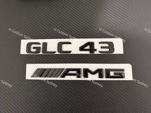 Load image into Gallery viewer, GLC43 Gloss Black Full Badges Package for Mercedes GLC43 X253 SUV C253 Coupe Exclusive Pack