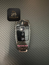 Load image into Gallery viewer, Premium Genuine Carbon Fiber Key Cover Case For Mercedes AMG Model A45s CLA45s C63s E63S GLB35 GLC63S GLE63s C43 E53 Custom Made
