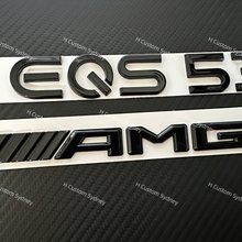 Load image into Gallery viewer, Gloss Black EQS53 Badges Package For Mercedes EQS53 V297 Exclusive Pack