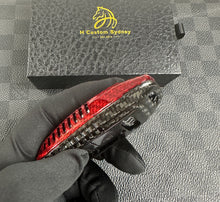 Load image into Gallery viewer, Special Edition RSQ8 Genuine Carbon Fiber Key Cover Keyring Package for Audi RSQ8 Exclusive Made