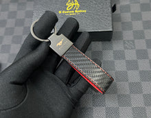 Load image into Gallery viewer, Premium Genuine Carbon Fiber Key Fob Cover Keychain Pack For Ford Mustang GT Exclusive Made